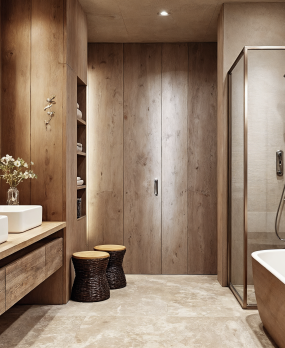 modern-wooden-bathroom-with-shower-bathtub